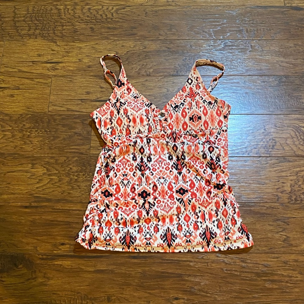 Tommy Bahama pink tribal tankie top